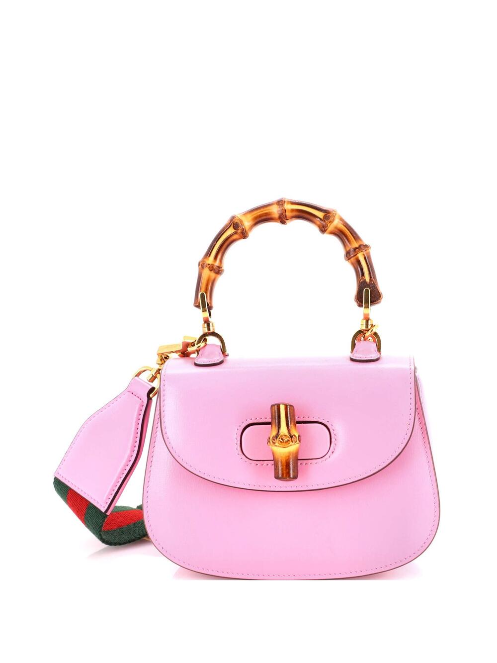 Gucci Bamboo Top Handle Bag Leather #366294G22B